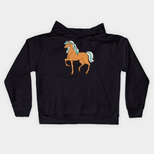 A very nice horse and pony dressage Kids Hoodie